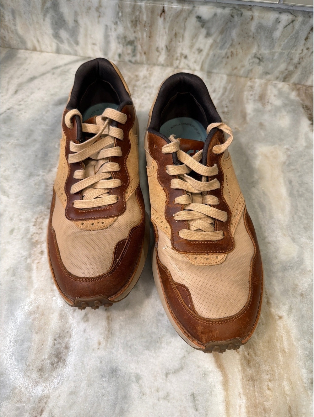 Cole Haan GrandPro Ashland Sneakers Men’s 11W Acorn Sesame Tan C38996